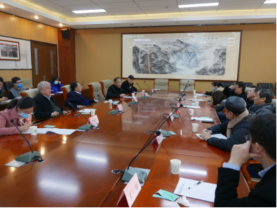 陕西省美术家协会主席郭线庐一行来我校进行项目考察